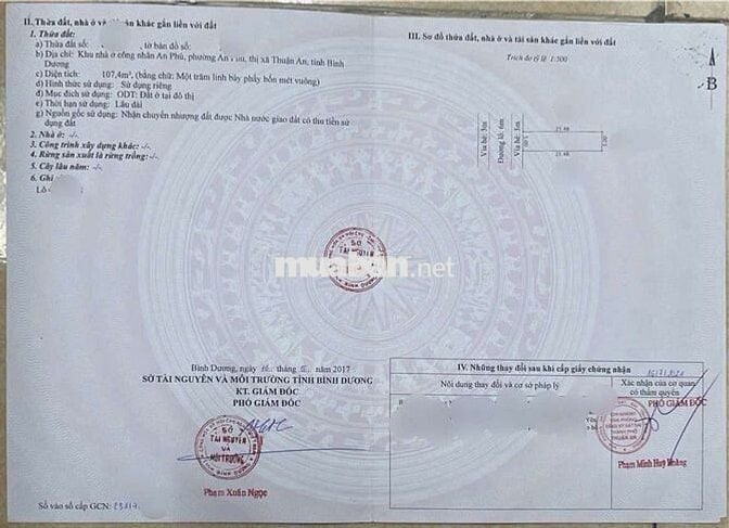 Nhà phố 107m + 3 phòng trọ sau kdc 3/2 gần vòng xoay An Phú Thuận An