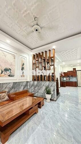 Cho thuê nhà 2 lầu 1 trệt 4pn 4wc khu nhà ở Hoàng Nam 2 Phú Lợi