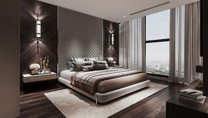 Cần bán 3PN căn góc 105m, kính full từ trần sàn view đẹp.