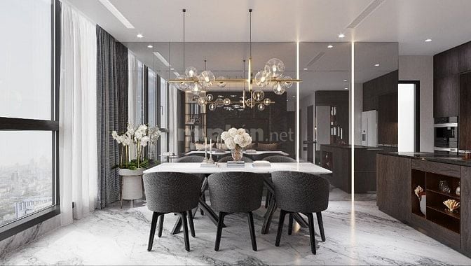 Cần bán 3PN căn góc 105m, kính full từ trần sàn view đẹp.