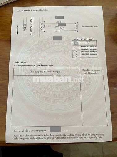 Đất đẹp 75m kdc Mì Hòa Hợp kế bên chung cư Bcons và Vincom550 Dĩ An