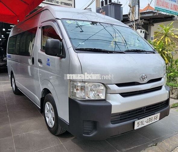 Tải Van Toyota Hiace 2014 3N/940kg sàn inox nhập