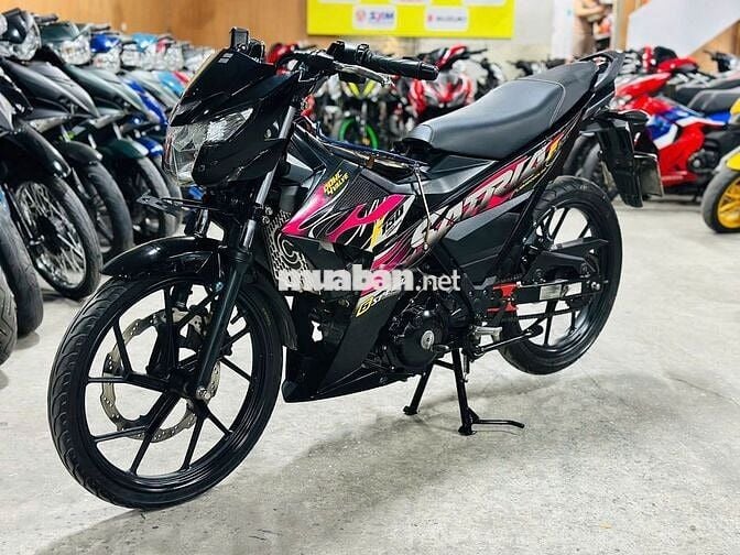 XE MÁYTHANH TÙNG_RAIDER 150 ĐEN HỒNG MÁY ZIN