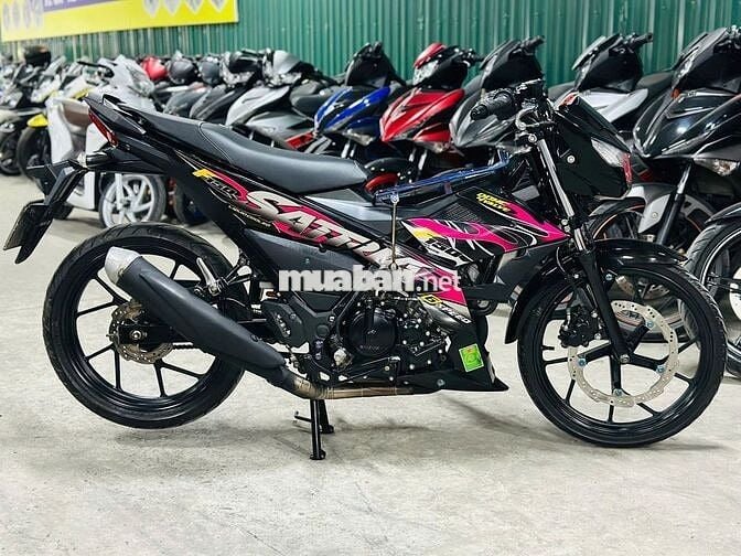 XE MÁYTHANH TÙNG_RAIDER 150 ĐEN HỒNG MÁY ZIN