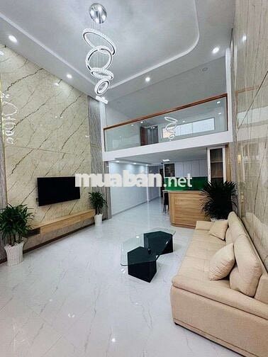 Nhà Tên Lửa , 4 tầng , 77m2 , xe hơi tới nơi , dọn vô ở ngay nhé