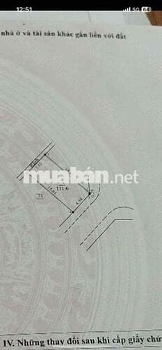 CẮT LỖ BÁN GẤP 111M ĐẤT PHÂN LÔ OTO MẶT TIỀN 7M GIÁ 17.5M