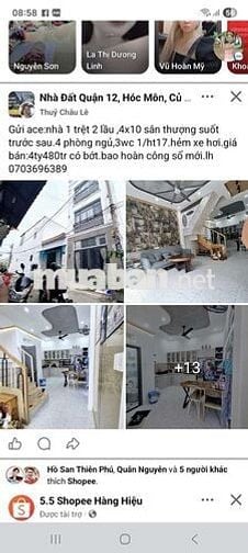 MỘT CĂN *** - HẺM XE HƠI - NGUYỄN ẢNH THỦ QUÂN 12