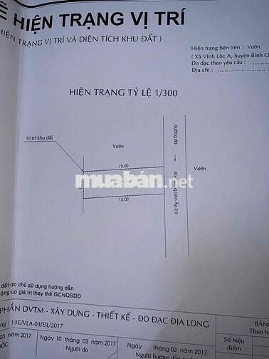 Bán đất đường liên ấp 2 - 6, gần trường học, bệnh viện, chợ, tích sản
