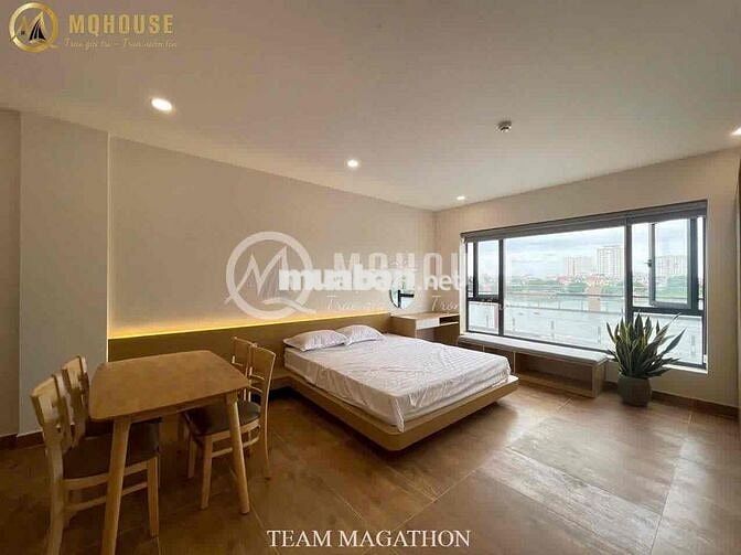 STUDIO RỘNG GẦN 40M2 VIEW SÔNG NEW 100% FULL NỘI THẤT NHƯ HÌNH