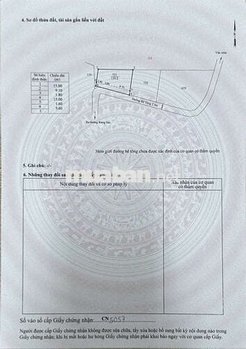 Bán đất mặt tiền đường bê tông xã Bình Khánh huyện cần giờ