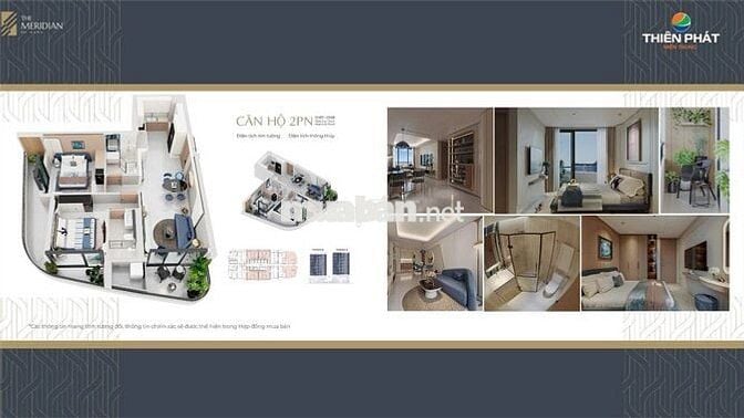 Căn 1PN The Meridian - chỉ từ 1 Tỷ - Căn hộ cao cấp giữa lòng ĐN