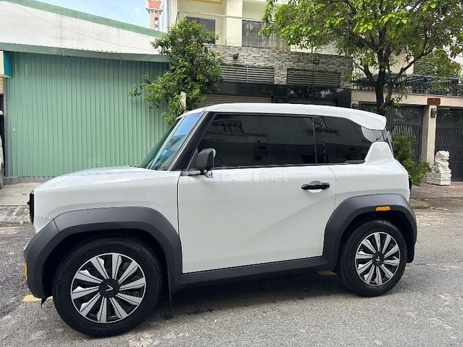 VinFast VF3 Mua Pin T6/2025 Màu Trắng xe lên đồ 