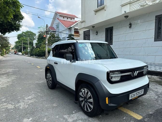 VinFast VF3 Mua Pin T6/2025 Màu Trắng xe lên đồ 