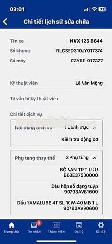 Yamaha NVX 125 B644 Đỏ đen