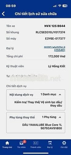 Yamaha NVX 125 B644 Đỏ đen