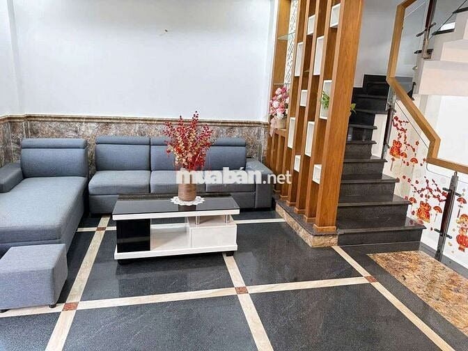 NHÀ CHO THUÊ FULL NT 59-P14-GV TRỆT LỮNG 2L 4PN3WC HẺM XE HƠI