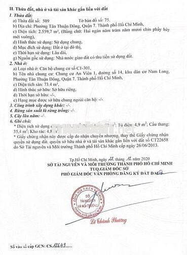 Bán gấp Chung cư An Viên- 73m - 2pn2toilet– Sổ hồng riêng