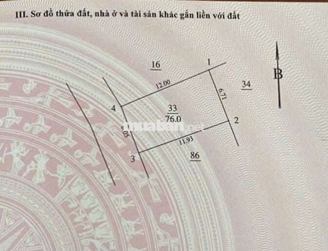 LÔ ĐẤT VÀNG PHẠM VĂN ĐỒNG 75M2-MT 6.7M-NGÕ THÔNG ÔTÔ TRÁNH-KINH DOANH