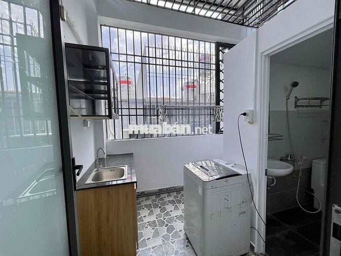 1 phòng ngủ tách bếp, máy giặt riêng, Full nội thất mới 100%