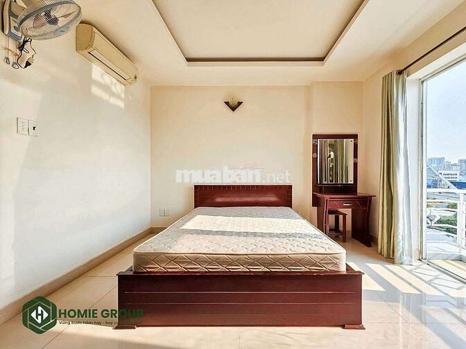 Cho thuê phòng Q7, giá 5tr5, Ban công/Cửa sổ, Full đồ, An ninh tốt