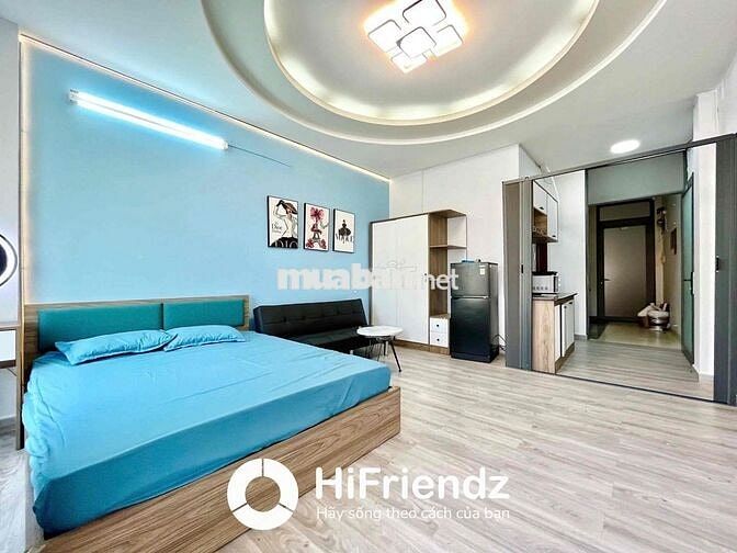 Chung cư mini 1 Phòng Ngủ tách bếp Ban công mặt tiền Nguyễn Văn Cừ  Q5