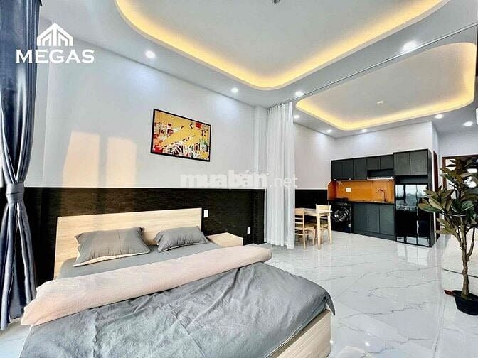 CĂN HỘ STUDIO BAN CÔNG TÁCH BẾP FULL NỘI THẤT NGAY EOTWN CỘNG HOÀ‼️