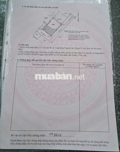 Bán đất Thạnh Lộc 49 sát chợ đường