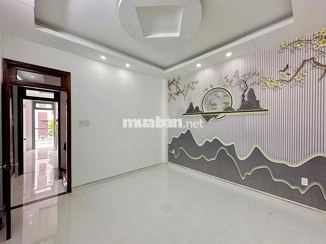 nhà 4x14m trệt 3 lầu 4pn 4wc hẻm xe hơi khu đồng bộ dân trí cao