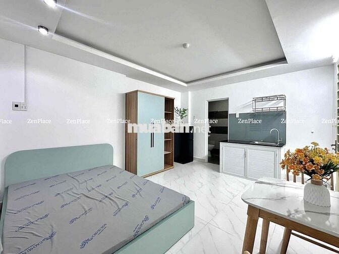 CHO THUÊ PHÒNG STUDIO FULL NỘI THẤT NẰM TÂN SƠN NHÌ QUA VHU CHỈ 5PHUT