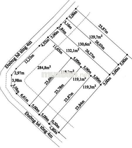 Lô đất thổ cư dt 125m2 gần trục Động Lực 827E đang thi công làm đường