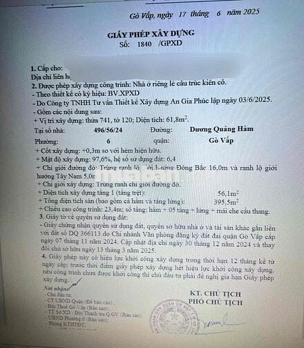 Cần Bán Gấp Lô Đất Vip Dương Quảng Hàm