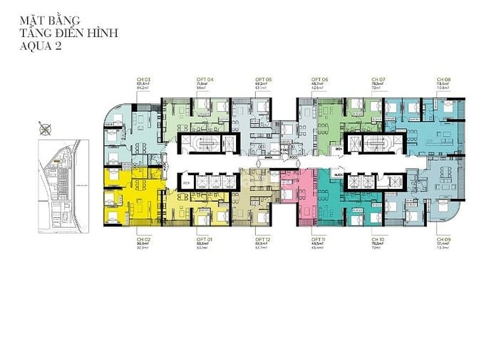 Bán Căn hộ Vinhomes Golden River 2 phòng ngủ tầng cao diện tích 72m2