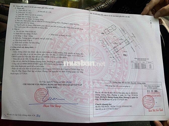 Cần Bán Gấp Lô Đất Vip Dương Quảng Hàm