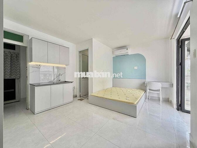 PHÒNG STUDIO FULL NỘI THẤT - BAN CÔNG - GẦN NGÃ TƯ BẢY HIỀN