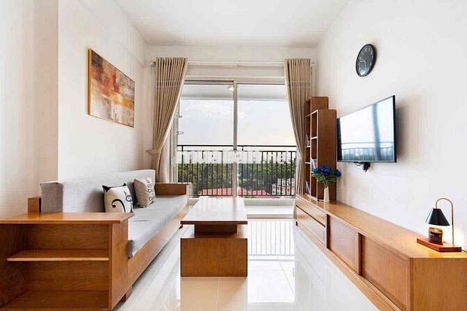 Cho thuê căn hộ 3 phòng ngủ 2WC. chung cư Golden Mansion. p9 Phú Nhuan