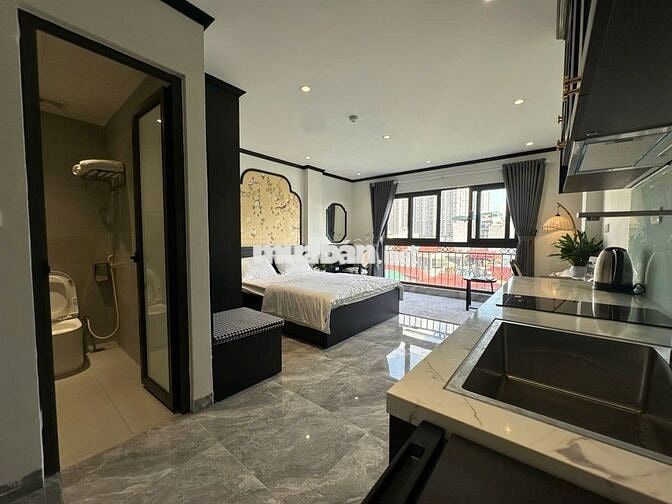 CHO CHO THUÊ STUDIO BAN CÔNG FULL NỘI THẤT - NGOẠI GIAO ĐOÀN XUÂN ĐỈNH