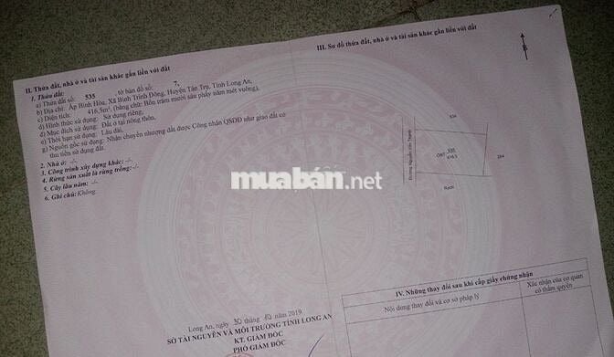 Bán 3400m2 thổ cư + vườn, mặt tiền Nguyễn Văn Thanh, tân trụ Long An