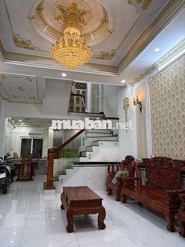 Nhà phố kiểu Biệt Thự 4 lầu mới đẹp + Tặng nội thất xịn