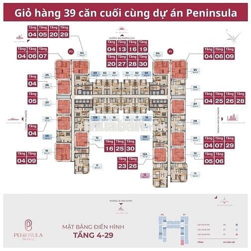 Bán Gấp - Căn hộ 2PN 62m2 - Giá 3.8 tỷ - View Biển/ Bán Đảo Sơn Trà