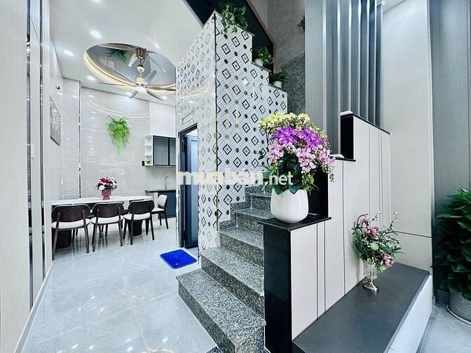 BÁN NHÀ TRẦN THỊ TRỌNG P.15 TÂN BÌNH HXH 4 X 13 3 TẦNG FULL NT 6.38T