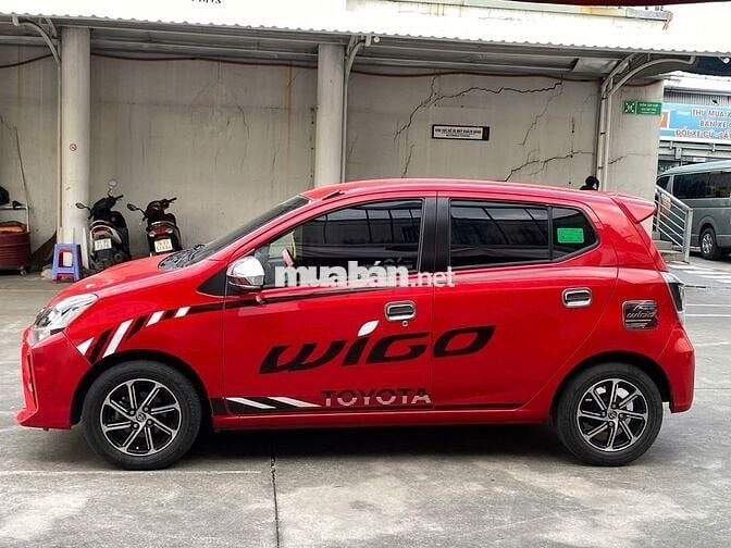 Toyota Wigo 2021 1.2AT Đỏ 41545 km trả trước 120tr