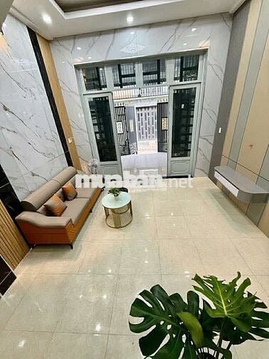 NHÀ 2 TẦNG 56 m2 - HẺM XE HƠI - TẶNG FULL NỘI THẤT - SHR - KV SẦM UẤT