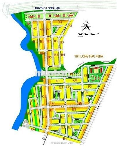 Bán đất khu dân cư T&T Thái Sơn Long Hậu