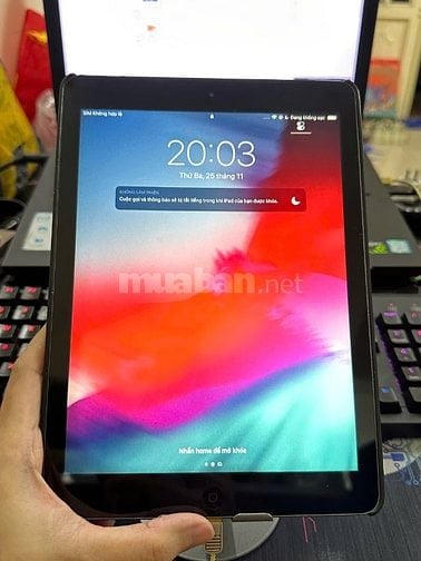 Ipad Air 64GB Wifi + có gắn sim 4G, pin 95%