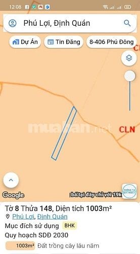 Bán thửa 148 tờ 41 Phú Hoà.Đồng Nai.650 triệu