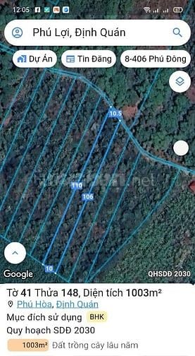 Bán thửa 148 tờ 41 Phú Hoà.Đồng Nai.650 triệu