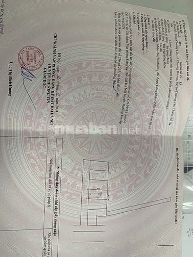 Bán đất sổ đỏ chính chủ đoan dự án vin olympic 