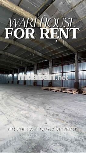 Kho đẹp diện tích lên đến 1000m2 cần cho thuê gấp ở Nguyễn Văn Quỳ