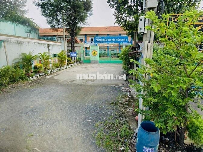 BÁN NHANH LÔ GÓC 2 MẶT TIỀN GIÁ 840TR - 343M2 TÂN THÔNG HỘI, CỦ CHI