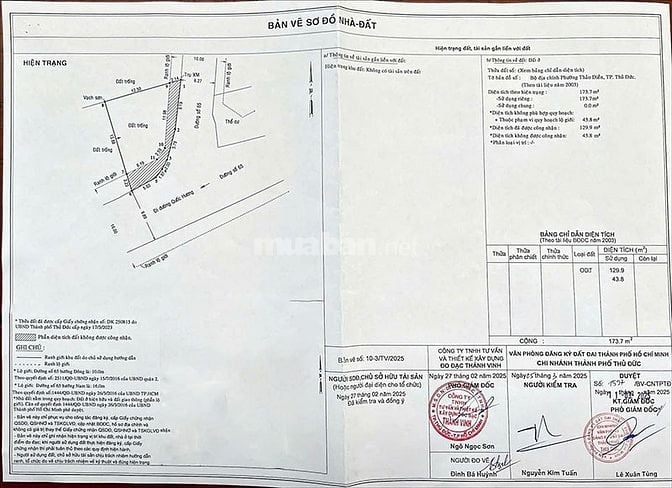 Bán đất nở hậu Đường 65 Thảo Điền, 129,9m², vị trí cực đẹp, giá 52 tỷ